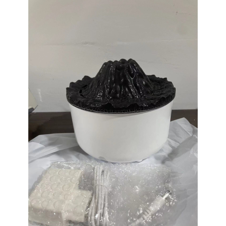 Umidificator de tip vulcan, , cu aromaterapie, cu telecomanda, 560 ml, model V21B, alb [8]