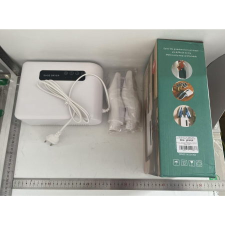 Uscator de Pantofi, , Functie de Uscare, Dezinfectie, Dezodorizare, Montaj pe Perete fara Perforare, din PVC, Silentios, Timer, Alb [3]