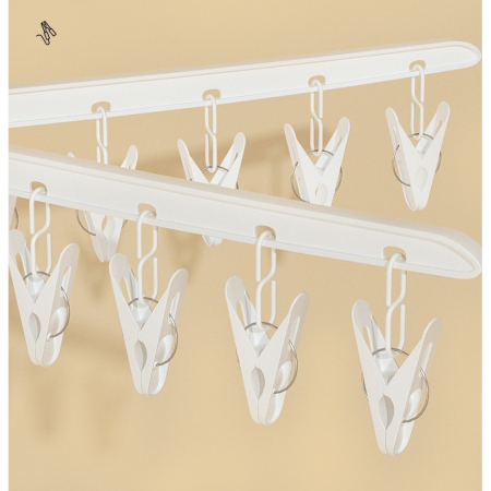 Uscator de Rufe Vertical, , 3 Niveluri, Pliabil, din ABS+PP+Otel Inoxidabil, Rotire 360 Grade, 178.7 x 75 cm, Alb [5]