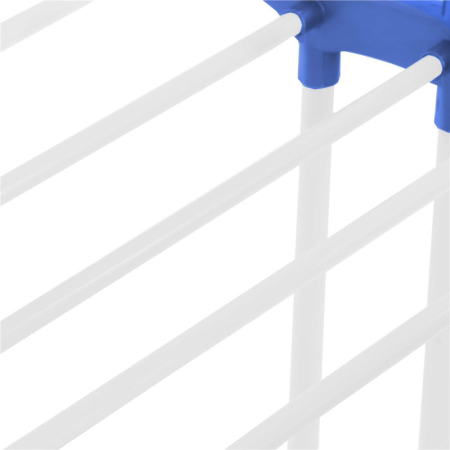 Uscator vertical pentru rufe, mobil si pliabil, cu doua umerase, 75x57x170cm, sarcina 15kg [14]