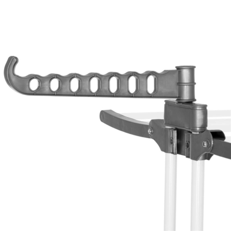 Uscator vertical pentru rufe, mobil si pliabil, cu doua umerase, 75x57x170cm, sarcina 20kg [25]