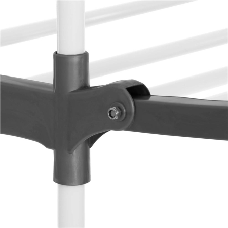 Uscator vertical pentru rufe, mobil si pliabil, cu doua umerase, 75x57x170cm, sarcina 20kg [3]