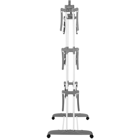 Uscator vertical pentru rufe, mobil si pliabil, cu doua umerase, 75x57x170cm, sarcina 20kg [22]