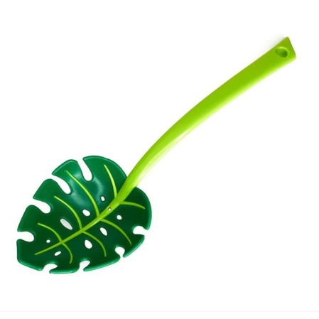 ✨TOATE PRODUSELE✨ - Ustensila bucatarie universala tip frunza, material ABS, creativa, design unic si modern, 30x9.5 cm, verde