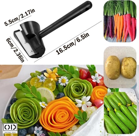 Casa, Gradina & Bricolaj - Ustensila 2in1 Tip Ascutitoare pentru Modelat Legume – ORIGINAL DEALS