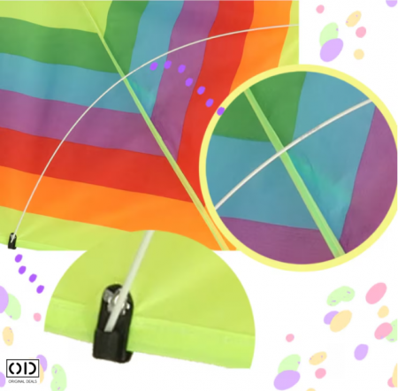 * zmeu zburator copii * zmeu curcubeu * zmeu aripi 120 cm * zmeu PVC textil * zmeu cu ata inclusa  ---  ### [2]