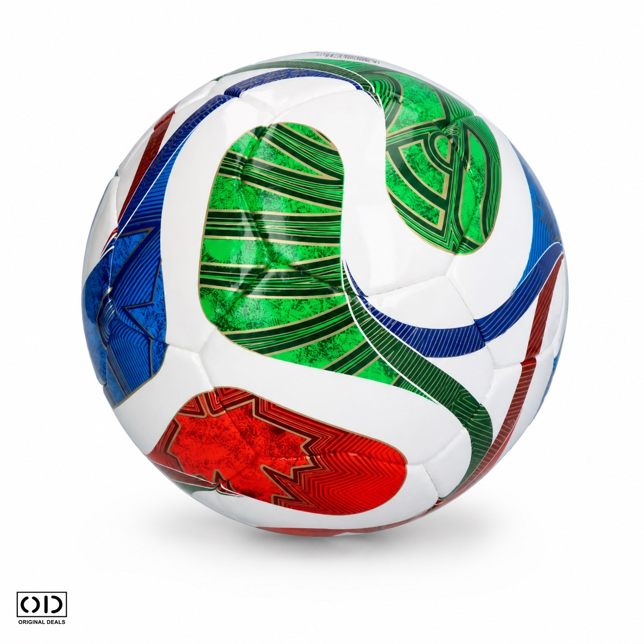 Minge de Fotbal FIFA 2026, Marime nr 5, Diametru 22 cm, din Imitatie de Piele, Multicolor
