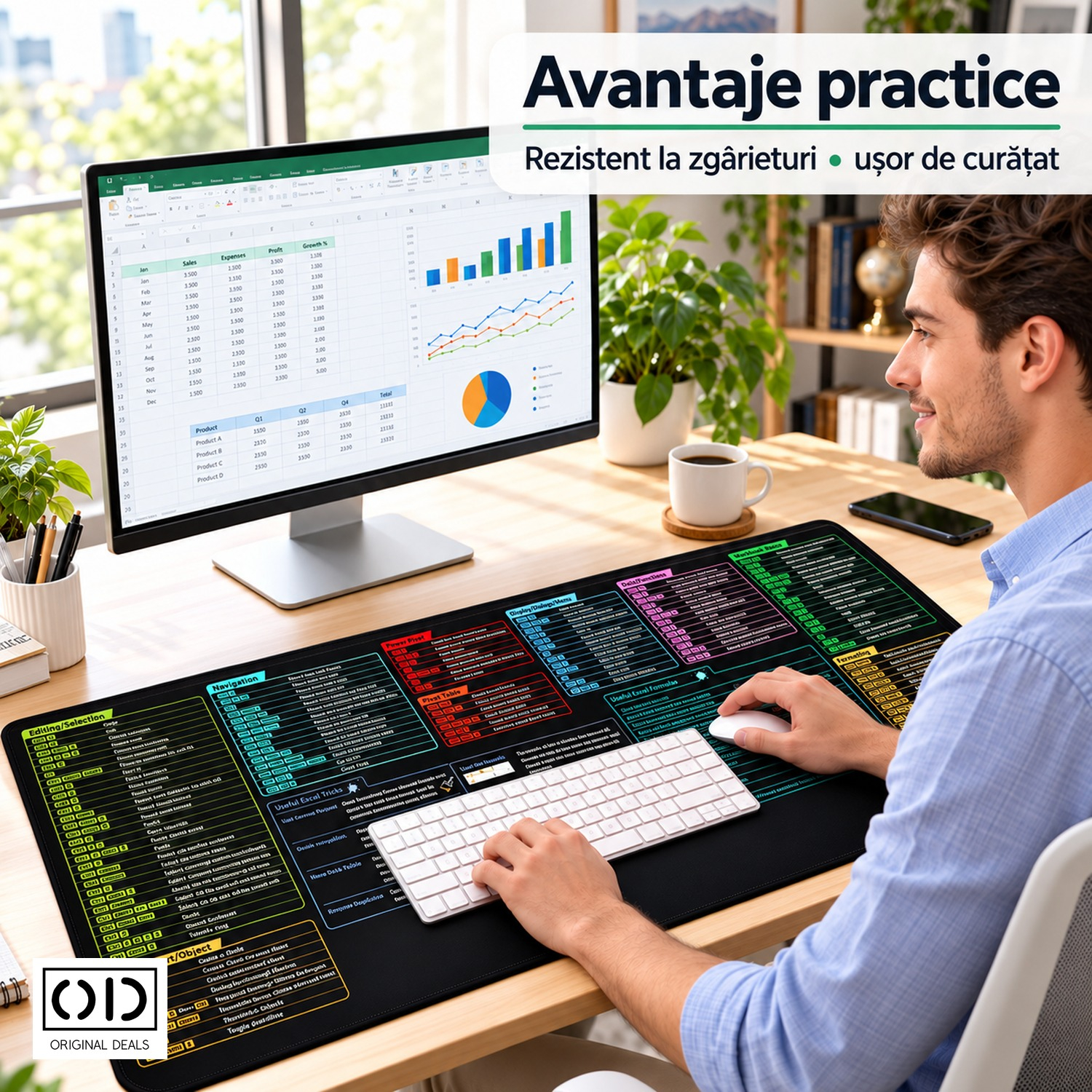 Birou Excel Mousepad birou