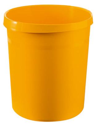 Cos de birou pentru hartii, 18 litri, HAN Grip - galben [3]
