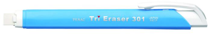 Radiera mecanica PENAC Tri Eraser, triunghiulara, 100% cauciuc - corp albastru pastel [4]