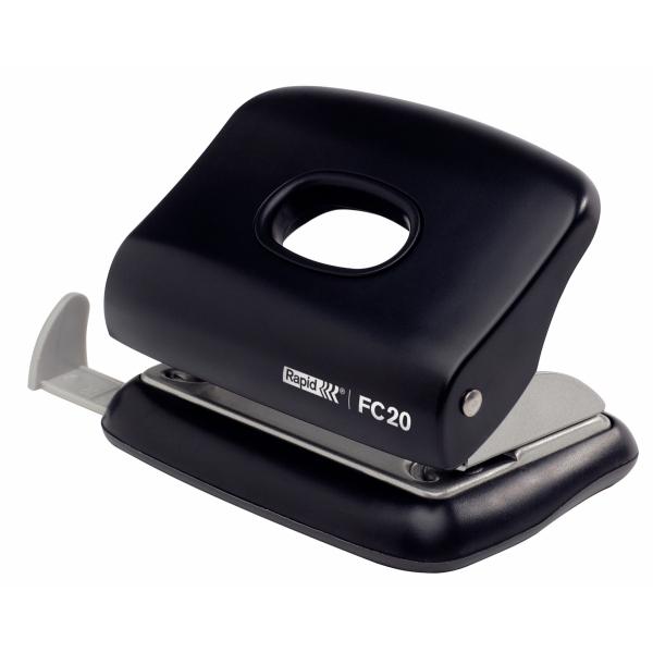 Perforator plastic RAPID FC20, 20 coli - negru [2]