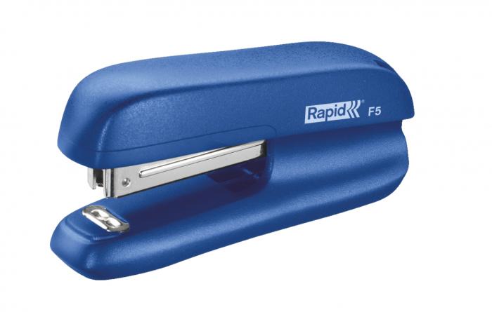 Mini-capsator plastic RAPID F5, 10 coli - albastru [3]