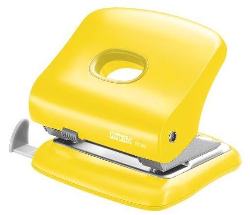 Perforator plastic RAPID FC30, 30 coli - galben [4]