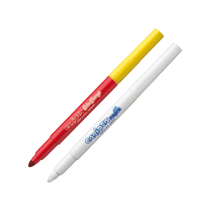 Carioca, varf gros - 6mm, 9 culori+1 magic marker/cutie, CARIOCA Color Change [5]