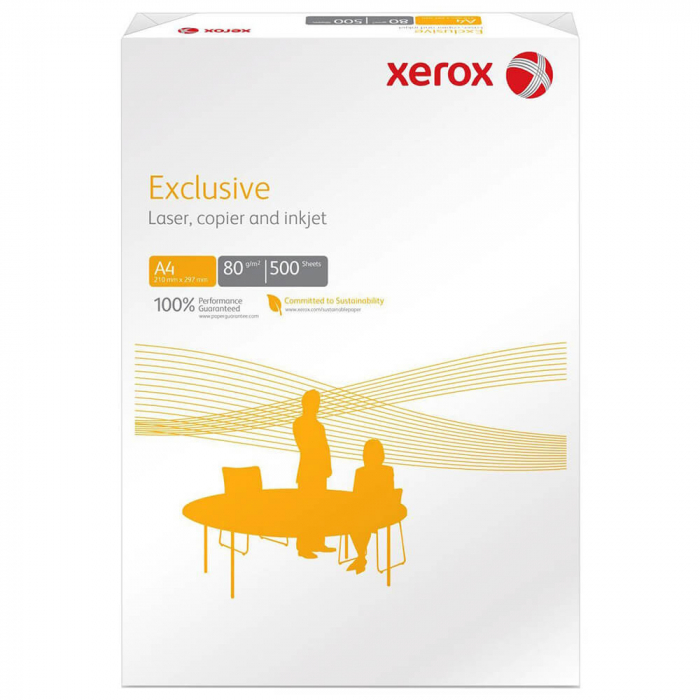 Hartie XEROX Exclusive, A4, alba, 80g/mp, 500 coli/top, clasa A++ [2]