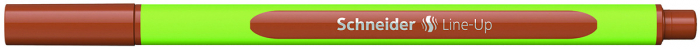 Liner SCHNEIDER Line-Up, rubber grip, varf fetru 0.4mm - maro mahon [1]