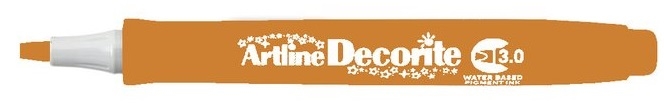 Marker ARTLINE Decorite, varf tesit 3.0mm - bronz [1]