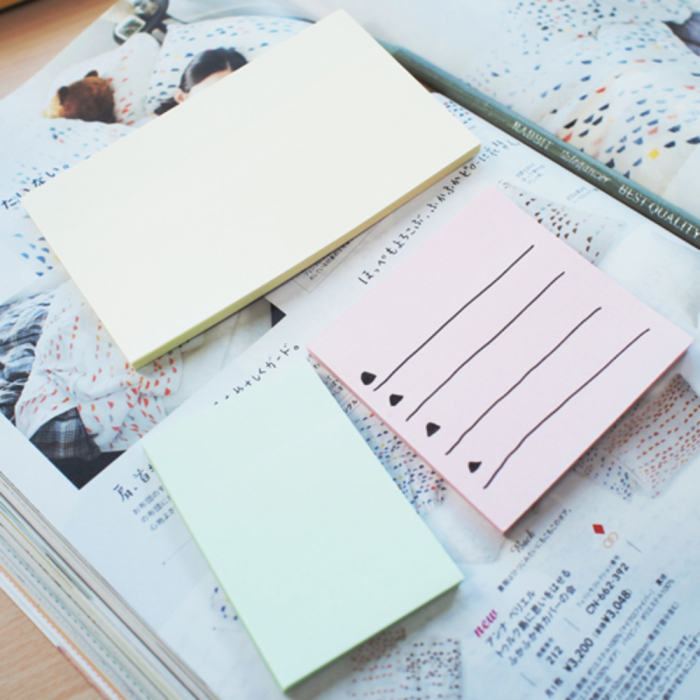 Notes autoadeziv 76 x 76 mm, 3 x 50 file/set, Stick"n - 3 culori pastel [3]