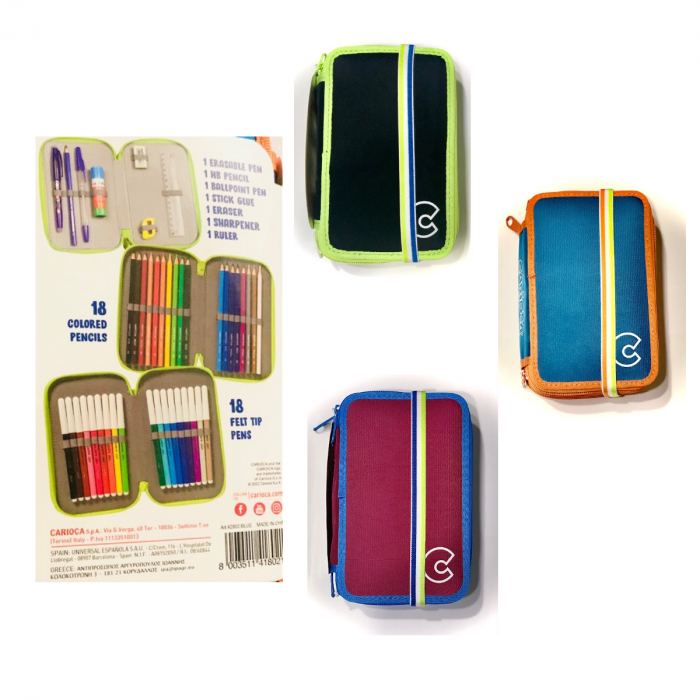 Penar CARIOCA Fluo, cu 3 fermoare, complet echipat [10]