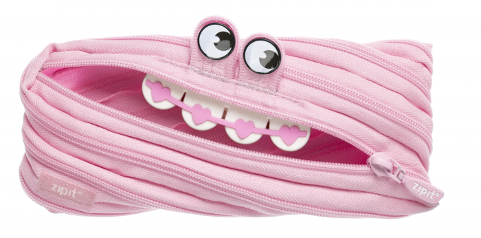 Penar cu fermoar, ZIPIT Gorge Monster - roz [1]