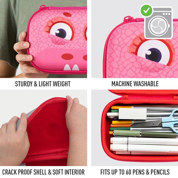 Penar cu fermoar, ZIPIT Wildlings Storage box - roz [2]