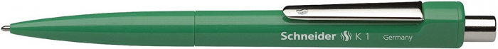 Pix SCHNEIDER K1, clema metalica, corp verde - scriere verde [1]