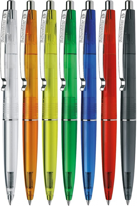 Pix SCHNEIDER K20 Icy colours, clema metalica, culori asortate - scriere albastra [1]