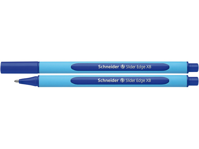 Pix SCHNEIDER Slider Edge XB, rubber grip, varf 1.4mm - scriere albastra [1]