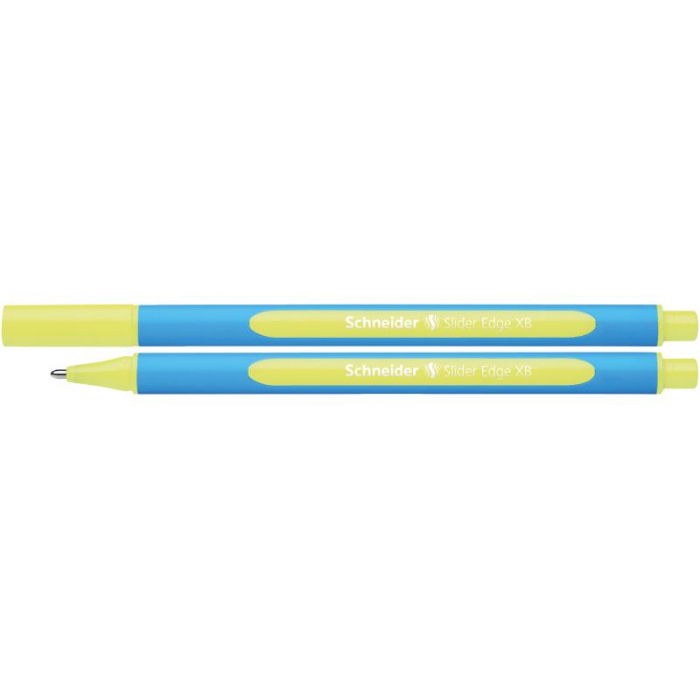 Pix SCHNEIDER Slider Edge XB, rubber grip, varf 1.4mm - scriere galbena [1]