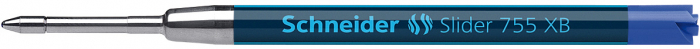 Rezerva metalica SCHNEIDER Slider 755XB, pentru pix Rave, Reload, Contrast, Memo, Pulse - albastru [1]