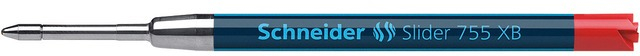 Rezerva metalica SCHNEIDER Slider 755XB, pentru pix Rave, Reload, Contrast, Memo, Pulse - rosu [1]