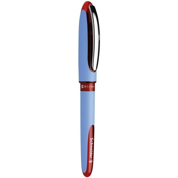 Roller cu cerneala SCHNEIDER One Hybrid N, needle point 0.3mm - scriere rosie [1]