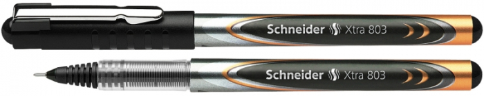 Roller cu cerneala SCHNEIDER Xtra 803, needle point 0.3mm - scriere neagra [1]
