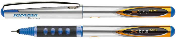 Roller cu cerneala SCHNEIDER Xtra Hybrid, needle point 0.3mm - scriere albastra [1]