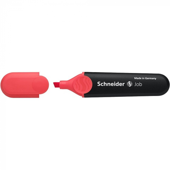 Textmarker SCHNEIDER Job, varf tesit 1+5mm - rosu [3]