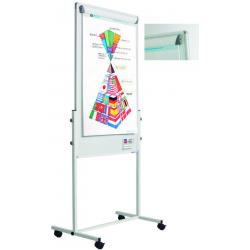 Flipcharturi - Flipchart magnetic, 120 x 75 cm, cu rotile, SMIT Combi