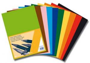 Carton color A4, 120g/mp - 100 coli/top, AURORA Raphael -  10 culori intense [1]