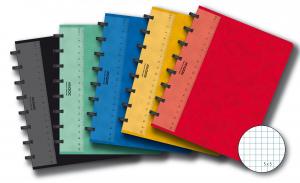 Produse din hartie - Caiet A5, 72 file - 90g/mp, coperta carton color embosat, AURORA Adoc - matematica