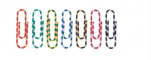 Agrafe colorate 50 mm, 100/cutie, ALCO Zebra - asortate [1]