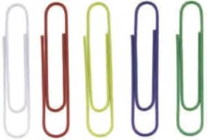 Agrafe - Agrafe colorate 50 mm, 100/cutie, ALCO - asortate