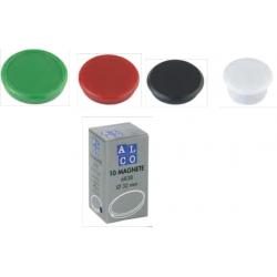 Accesorii pentru flipcharturi si table magnetice - Magneti 32mm, 10/cutie, ALCO - verde