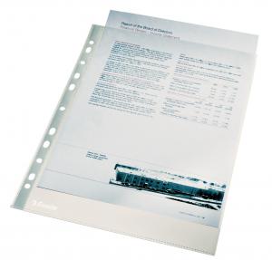 Folii simple pentru protectie documente - Folie protectie ESSELTE, A4, cristal, 40 mic, 100 buc/set