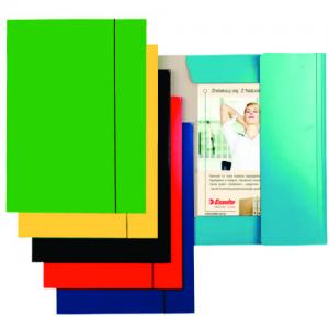 Mape din carton - Mapa ESSELTE Economy din carton cu elastic - verde