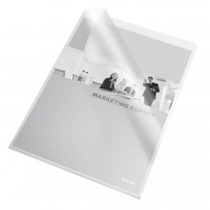Folii si mape pentru protectie documente - Mapa de protectie ESSELTE, A4, cristal, 115 microni, 10 buc/set