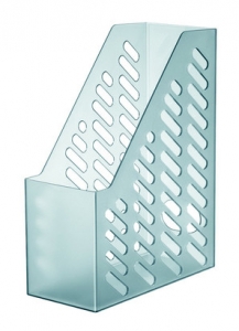 Suporturi verticale - Suport vertical plastic pentru cataloage HAN Brillant XXL - transparent gri