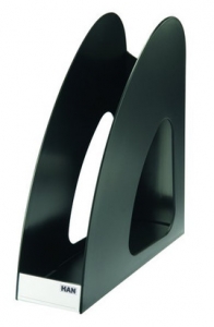 Suporturi verticale - Suport vertical plastic pentru cataloage HAN Twin - negru