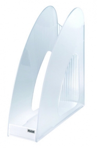 Suporturi verticale - Suport vertical plastic pentru cataloage HAN Twin - transparent cristal