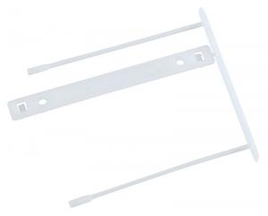 Alonje arhivare - Alonja de mare capacitate, pentru arhivare, plastic, 100buc/set, Q-Connect Z-Clip - alba