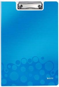Clipboarduri - Clipboard dublu LEITZ Wow, PP - albastru metalizat
