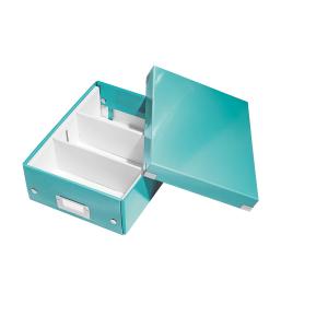 Cutii arhivare - Cutie LEITZ Organizer Click & Store mica - turcoaz